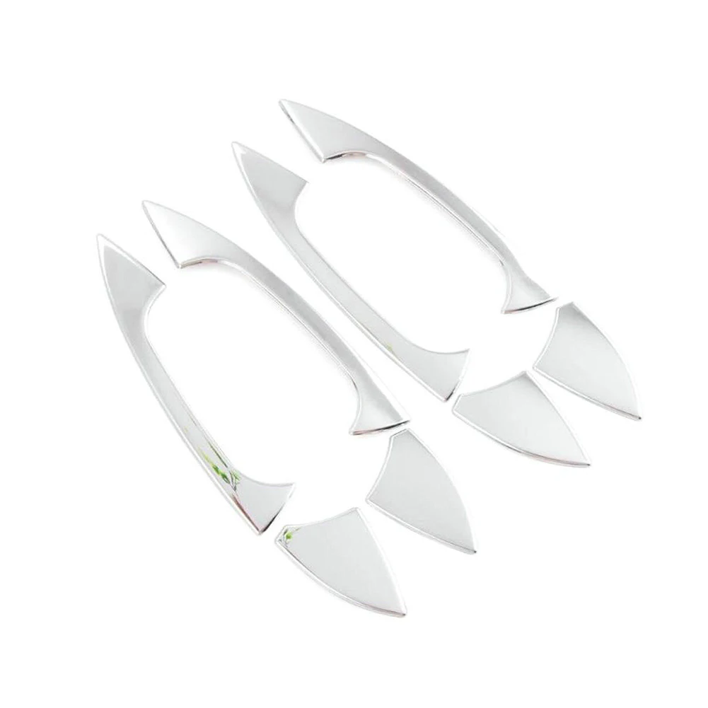 

For Mercedes-Benz E GLK ML CLA C-Class W204 W212 Set Of Chrome Car Door Handle Cover Plastic Car Outside Handle Decrations
