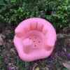 Baby Kid Inflatable Seat Baby Seat Portable PVC Learn to Sit Stool Baby Sofa for Bedroom Bathroom Infant Dining Lunch 5