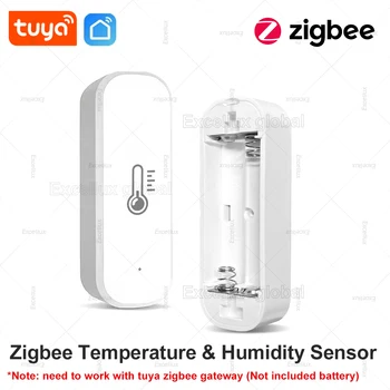 Tuya Smart Temperature Humidity Sensor Indoor Hygrometer Controller Monitoring Works with Smart Speaker Alexa Amazon Google Home 1
