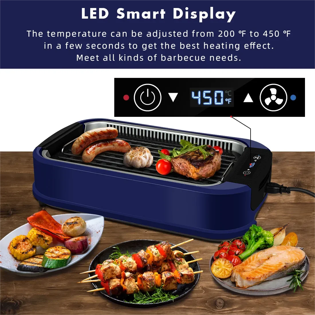 Barbeque Chicken Grill Machine Korean Pan Barbecue Grill Smokeless Electric BBQ Grill 2
