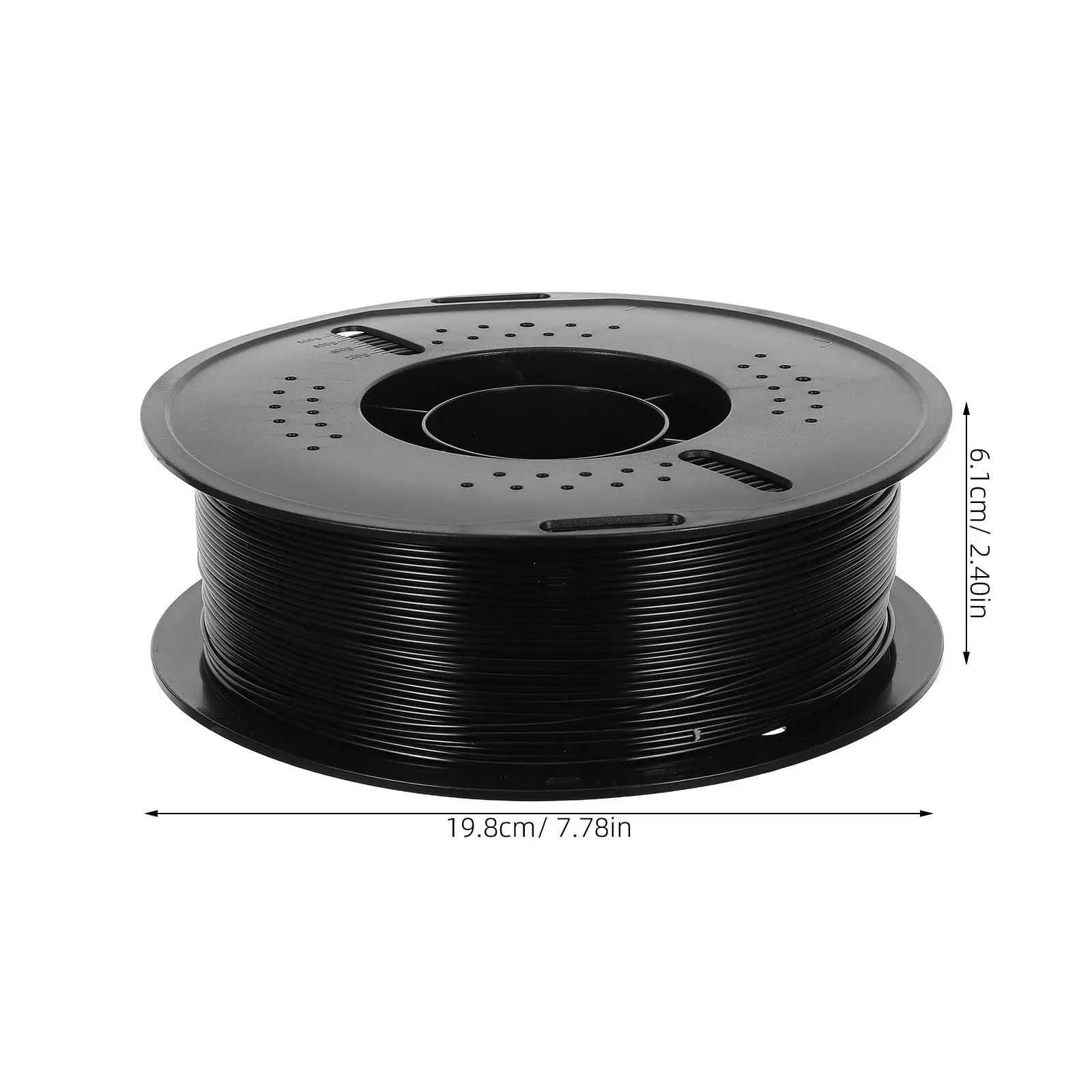 Petg 필라멘트 블랙 1.75mm 1Kg 스풀 고정밀 인쇄 고강도 방습 무취 3D 프린터용 기능성