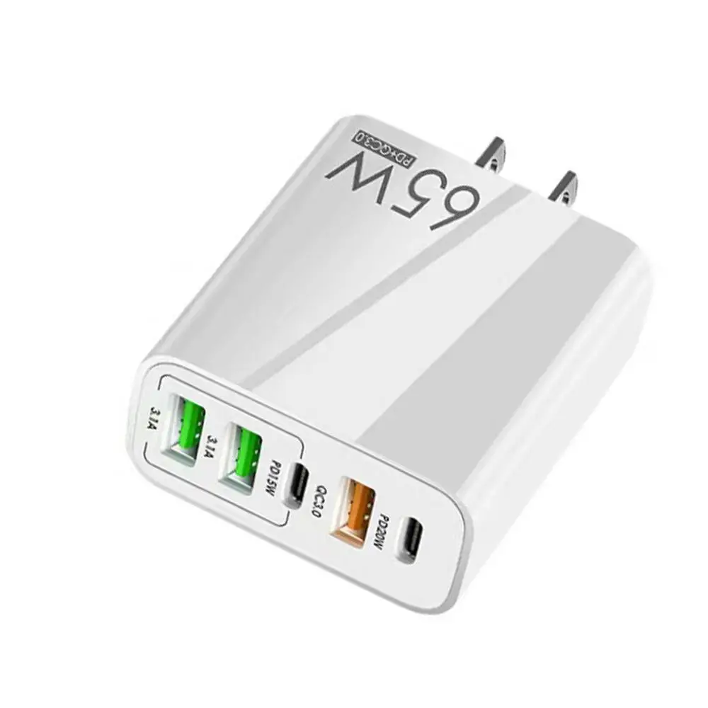 Зарядное устройство USB 65 Вт, быстрая зарядка 3,0 для телефона, адаптер  для iPhoneHuawei, планшета, портативное настенное зарядное устройство для  мобильного телефона, быстрая зарядка для ЕС, США, Великобритании |  AliExpress