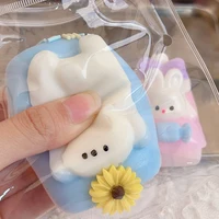 Cute Cartoon Bunny Puppy Squeezy Toys Soft Mochi Decompression Toys Slow Rebound Squeezing Fidget Toy For Kid Gifts 1