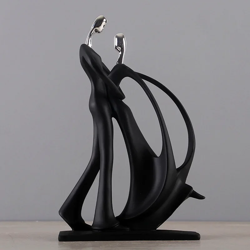 Nordic Art Dancing Couple Resin Figure Ornaments Figurines Home Decoration Accessories for Living Room Ornaments for Home Decor 3 Nordic Art Dancing Couple Resin Figure Ornaments Figurines Home Decoration Accessories for Living Room Ornaments for Home Decor 3
