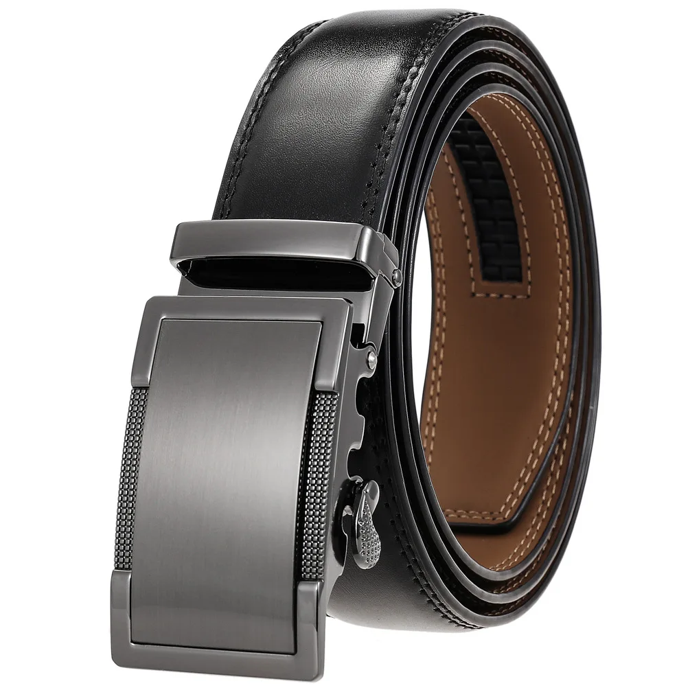 Belt For Men Cowskin Genuine Leather Personality Men belt High Quality Male Brown Strap Vintage