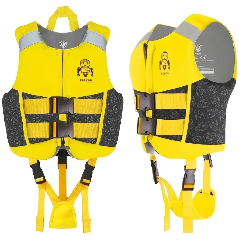 Neoprene Life Jacket for Kids Boys Girls Buoyancy Life Vest Surfing Vests Drifting Flotation Swimming Aid