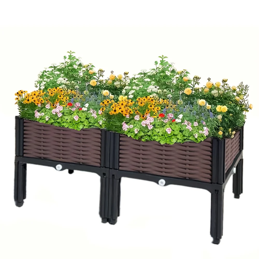 Elevated Plastic Garden Bed 6