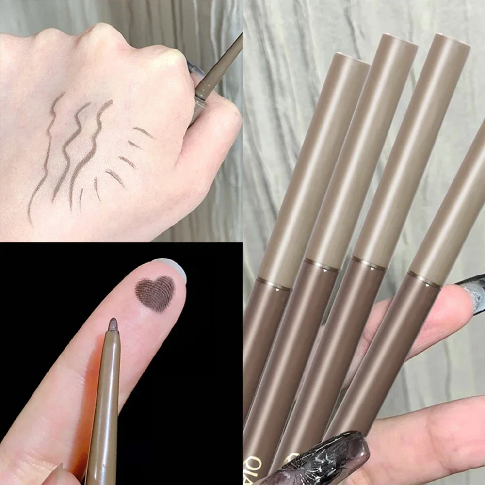 Waterproof Quick Drying Eyeliner Black Brown Eyeliner Gel Pen Long Lasting Matte Smooth Pencil Not Blooming Eye Makeup Cosmetics