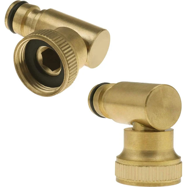 Quick Connector Fed Pole Hose Reel Brass Swivel Elbow Pipe Fitting Female  Water Fuel Adapter Elbow Water - Garden Hoses - AliExpress