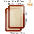 2PCS Red 42x29.5cm