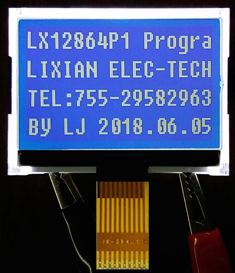 

Original LX-12864L1 128 * 64 LCD Display Screen Suitable For LCD Screen Repair And Replacement Free of Shipping