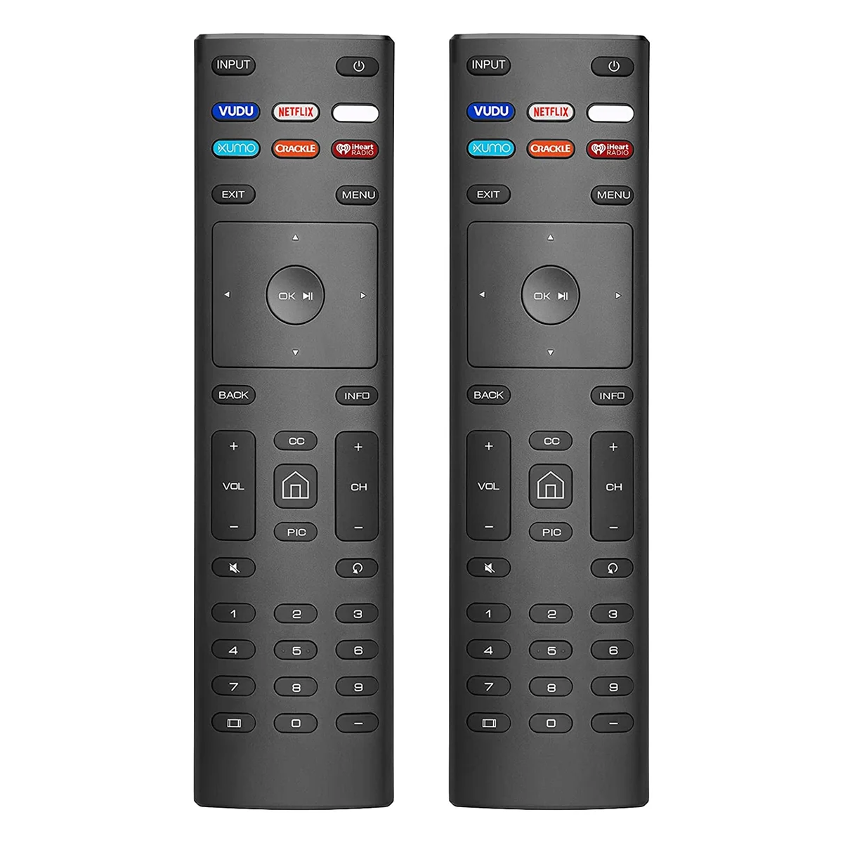 

2PCS XRT136 Remote Control for VIZIO Smart TV D24F-F1 D32FF1 D43F-F1 M60D1 M65D0 Universal Television Remote Controller