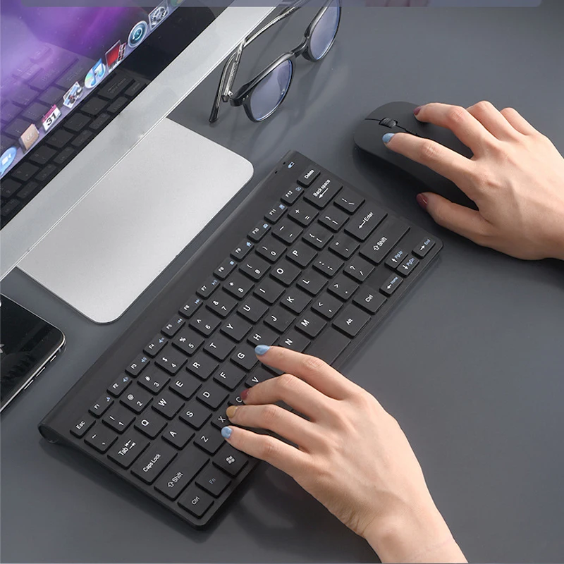 Xiaomi Teclado sem Fio e Mouse Combinação Bluetooth 78 Teclas Teclado e Portátil sem Fio para Windows pc Ipad Gamer Acessórios - Imagem 2