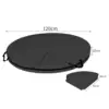 Folding Pole Dance Mat Floor Protection Round Dancing Floor Cushion Equipment Workout Mat for Pilates Outdoor Studio Fitness 6