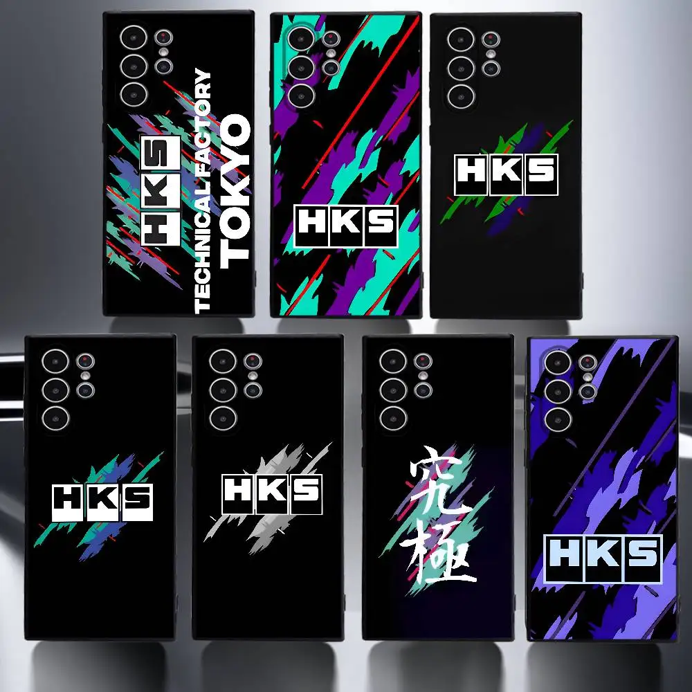Elegant Frosted Shockproof Phone Case - Fashion Car H-HKS-S Collection