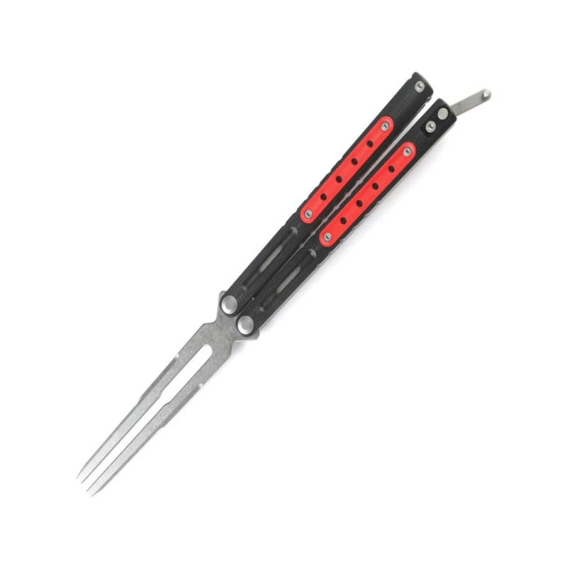 

Складной нож Balisong с рукояткой стандарта G10/CF, система вкладышей TC4, инструменты для повседневного использования