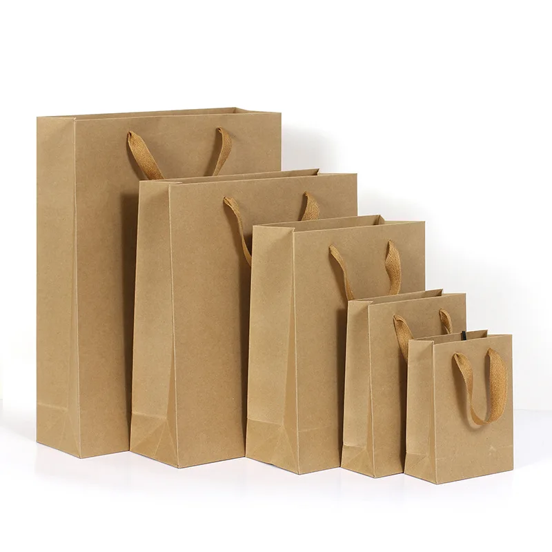 Juvale Bolsas de regalo pequeñas de papel kraft con asas para cumpleaños  (8.5 x 5.25 pulgadas, 36 unidades)