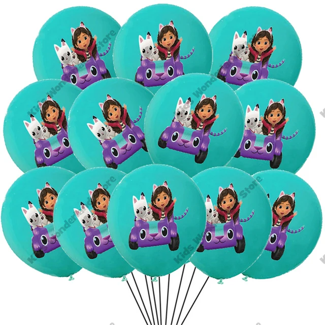 개비 인형 집 라텍스 풍선 부케로 파티에 마법과 기쁨을 선사하세요.