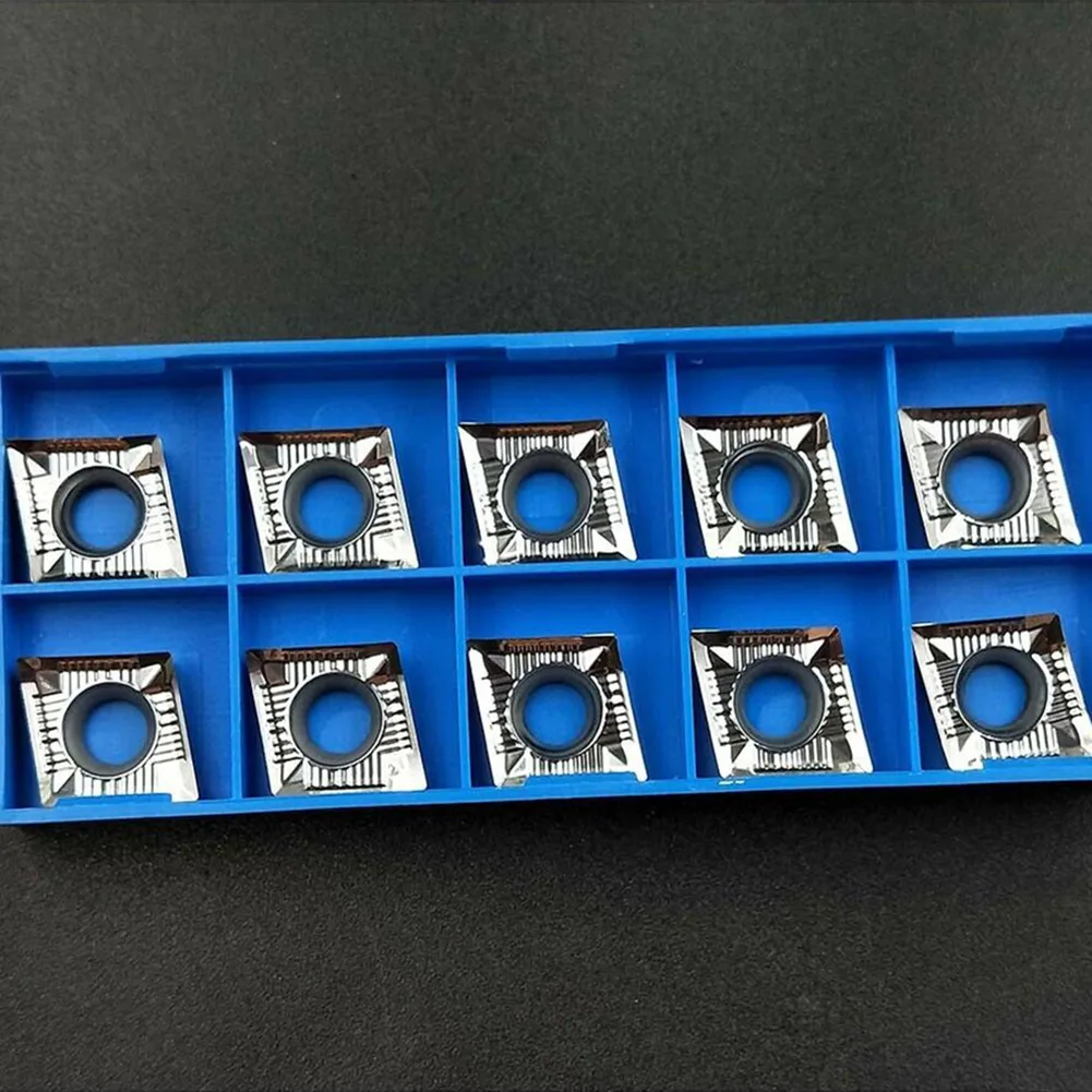

10 шт. для алюминия CCGT120404 CCGT431 индексируемый CNC карбидные алюминиевые вставки CNC металлообрабатывающие Сменные вставки электроинструменты