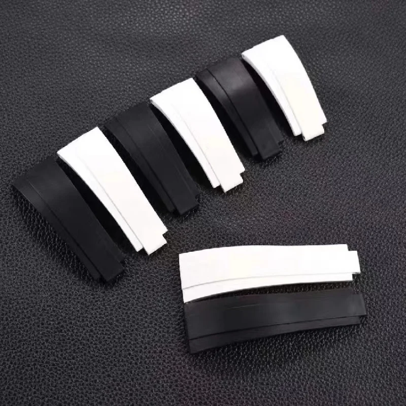 

High quality 20mm nature Fluo Rubber Watch band Buckle Watchband for role strap Daytona Submariner DEEPSEA GMT SEAMARSTER OYSTER