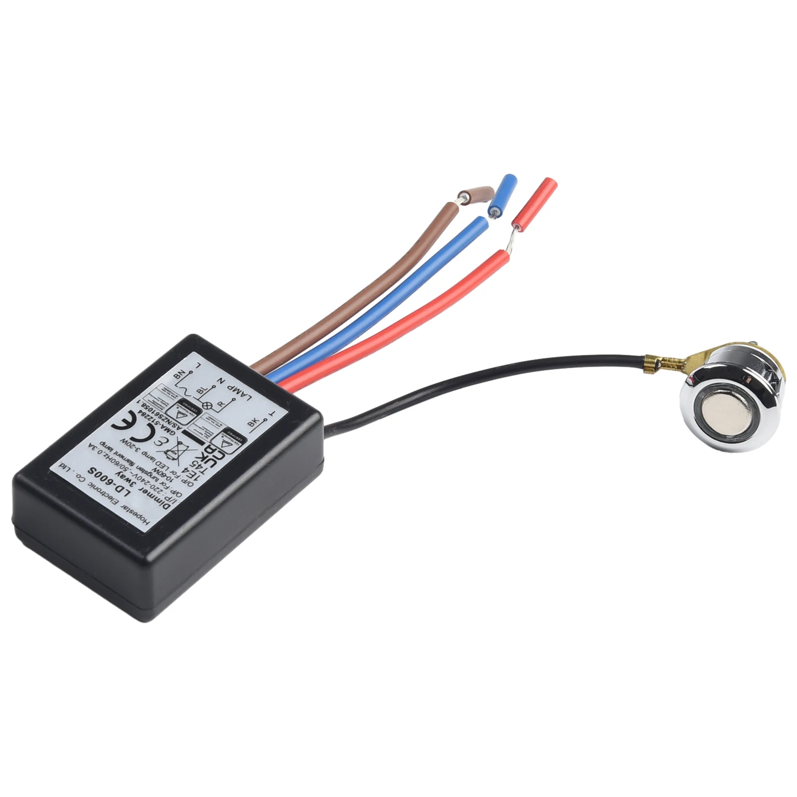 

Touch Switch Inductive Switch 3 Way Touch Dimming Dimming/ON OFF 220V Black Inductive Switch LED Touch Sensor Switch PVC
