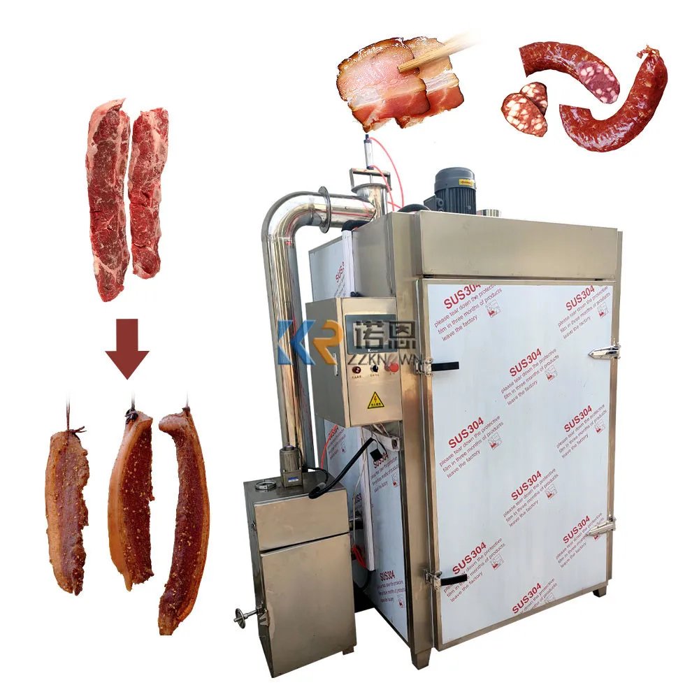 Smoked Oven Stainless Steel Industrial Fish Beef Smokehouse Meat Smoker Electric For Sale Food
