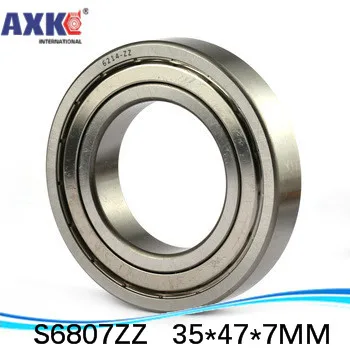 

Deep Groove Ball Bearings (1pcs) SUS440C Environmental Corrosion Resistant Stainless Steel S6807ZZ 35*47*7 Mm * Inch Bearing AXK