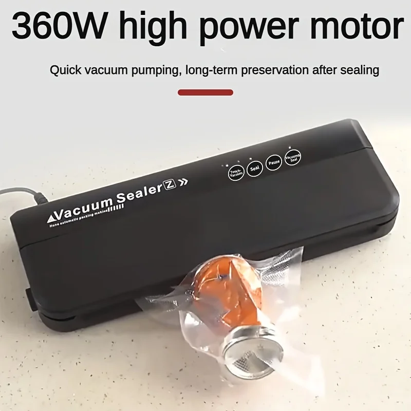 Automatic Vacuum Sealing Machine Longer Automatic Lock Small Household Packaging Preservation Storage Bags