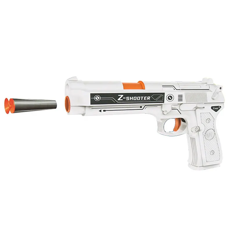 Children Pistol Toy Gun Desert Eagle Revolver Manual Soft Bullet