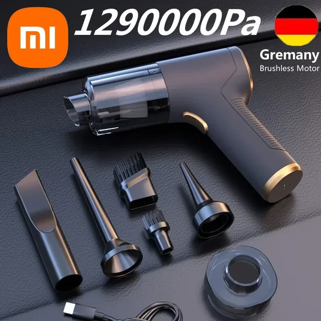Xiaomi 1,290,000Pa Car Vacuum Cleaner, Handheld Wireless Strong Suction 1