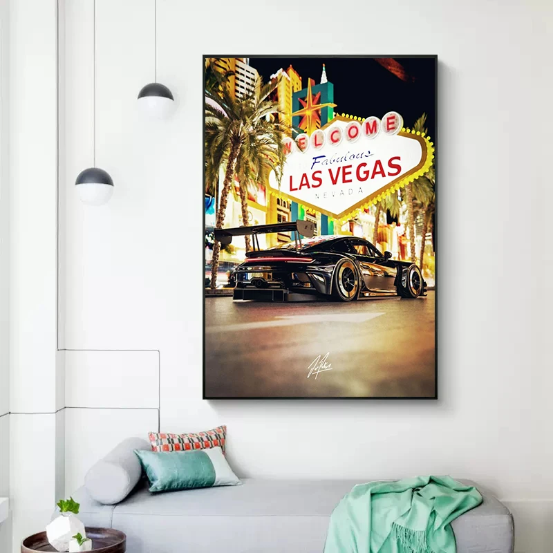Neon Design Luxury Car Tokyo Drift Poster And Print Canvas Painting Modern Wall Art For Living Room Home Decor Cuadros No LED - Image 5