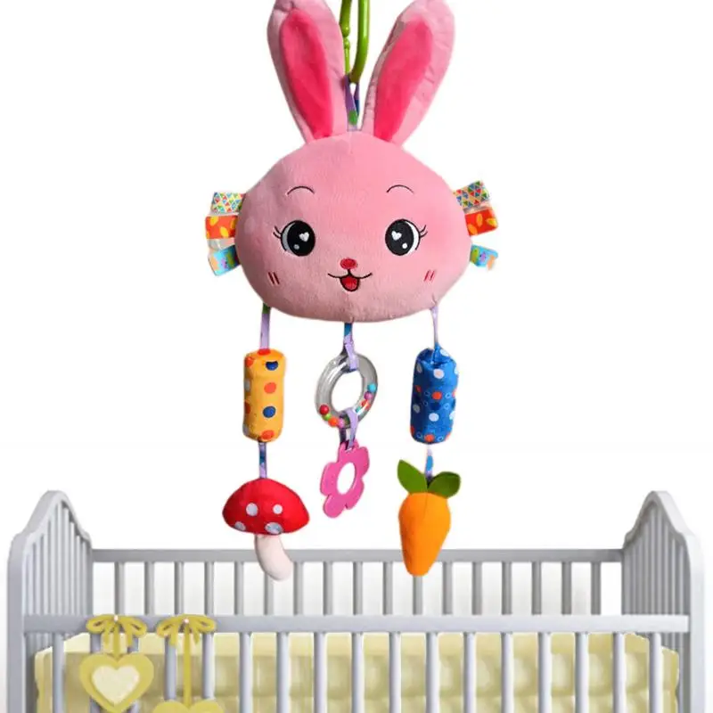 

Мобиль для детской кроватки, игрушка-колокольчик с пищалкой и прорезывателем для раннего развития, мобильная игрушка для коляски и автомобильных сидений для мальчиков
