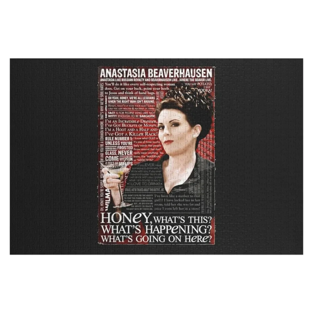 

Karen Walker. Will & Grace. Campy. Gay. Drag Essential Jigsaw Puzzle Personalized Gift Scale Motors Puzzle