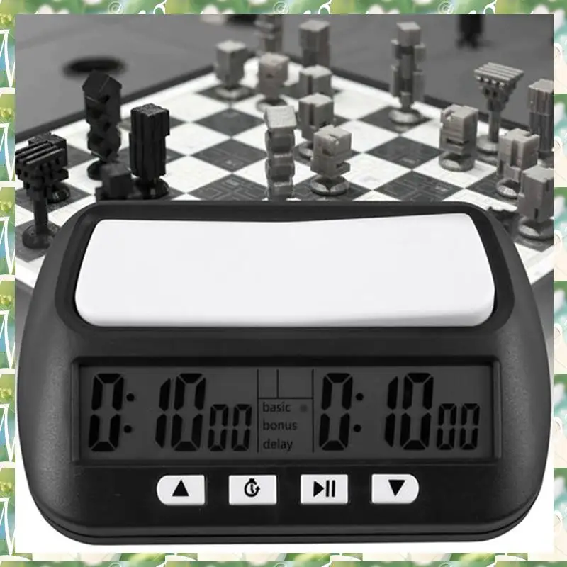 ABS Count Up Down Timer Chess Timer Game Multipurpose Portable Digital Clock YS-902