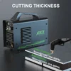 AIXZ AIC45 Plasma Cutter Non-Touch Pilot ARC 45Amps DC Air Plasma Cutting Machine 220V Digital Plasma Cutter Clean Cut 16mm 3
