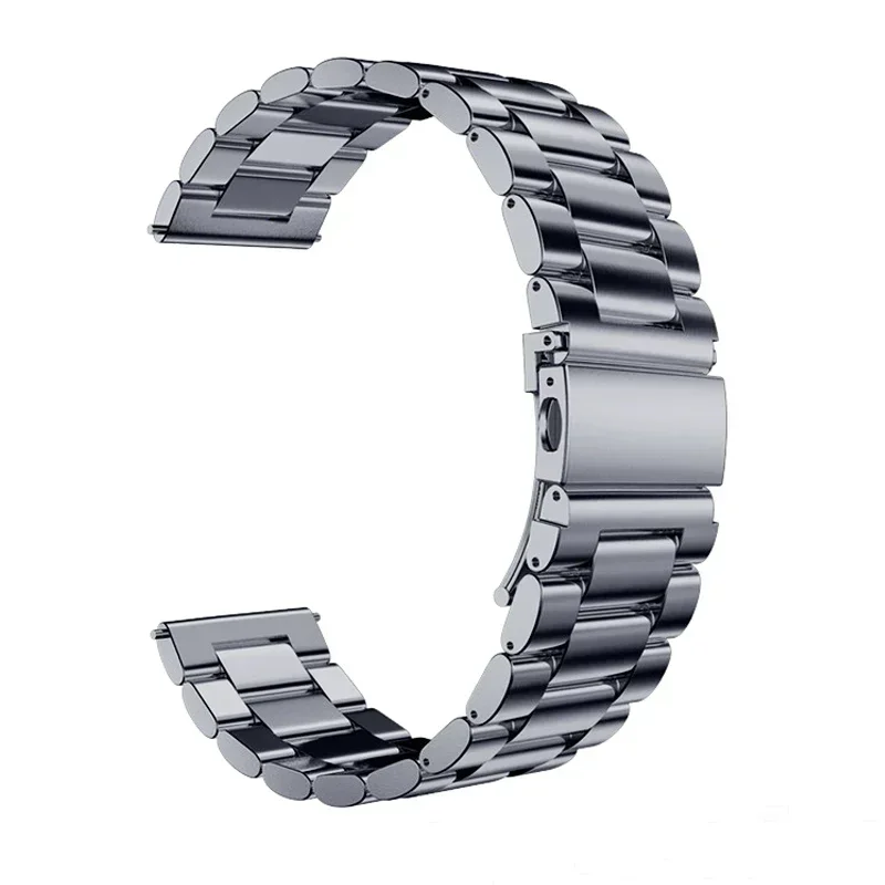 thumbnail image 1 of Correa de acero inoxidable para Samsung Galaxy Watch 7/FE/6/5 pro/4/Classic de 20 mm y 22 mm, correa de metal para Amazfit GTS-GTR-4-3-2e-mini, 1 of 5