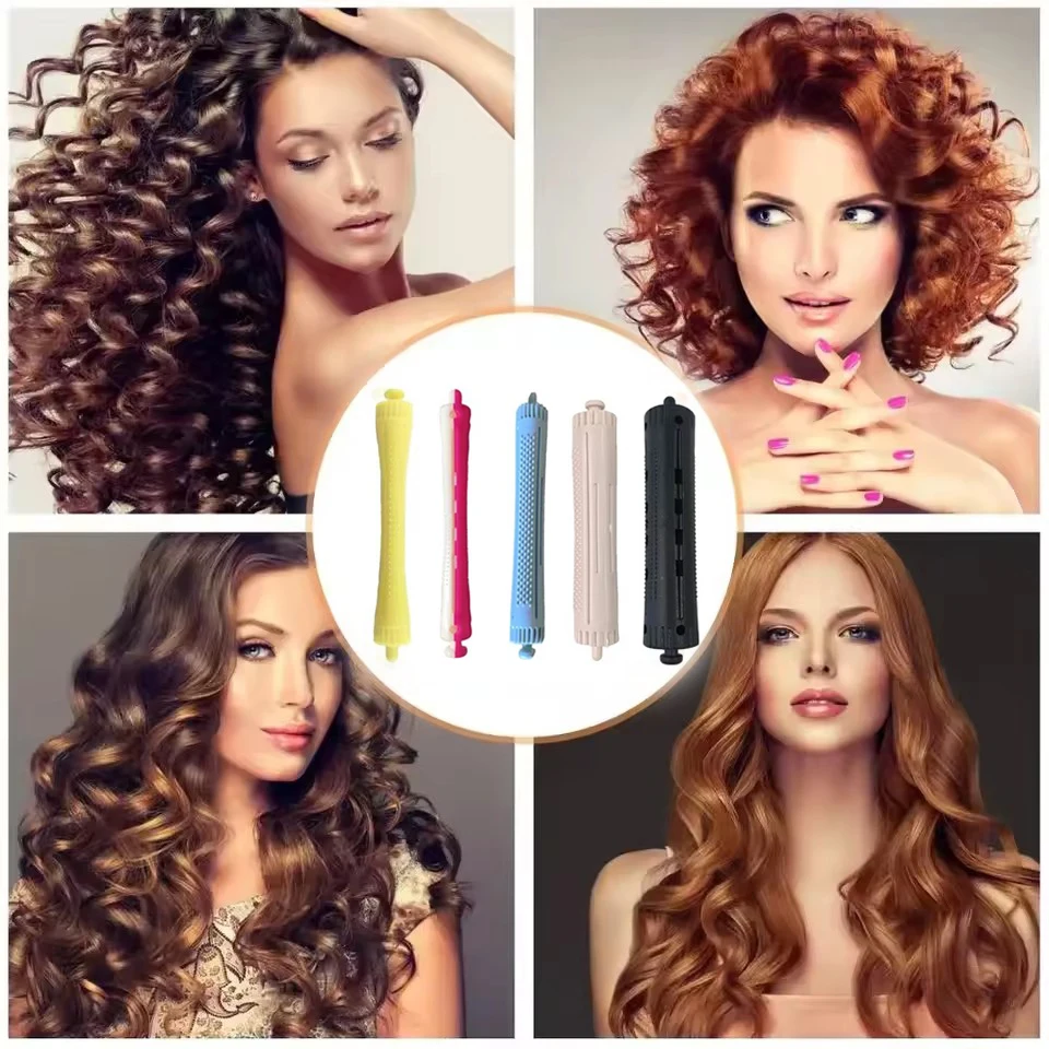 tubos para cabello，Varillas rizadoras de plástico para permanente