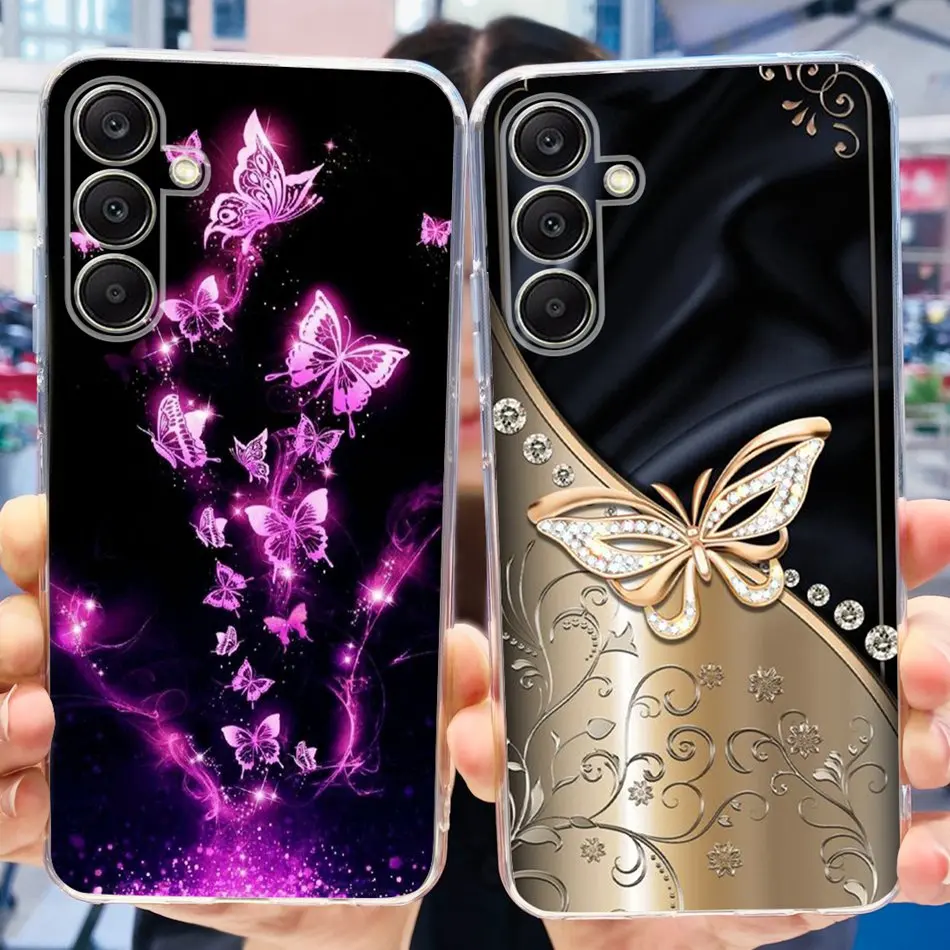 Elegant Printed Soft Silicone TPU Slim Phone Back Cover