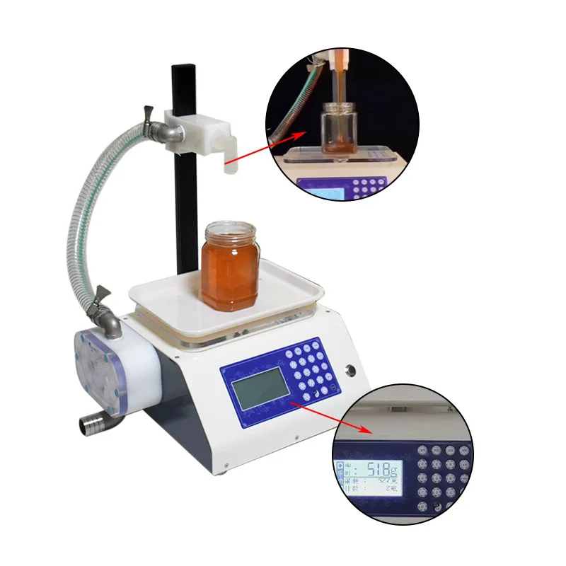 

Automatic Liquid Weighing Filling Machine Viscous Honey Bee Products Hand Sanitizer Filler/ Liquid Filling Machine