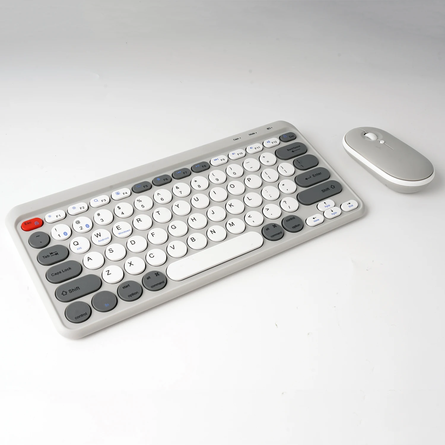 Duplo, Bluetooth, Multi-Dispositivos, Compatível com Mac, Windows, iOS, Android, Combo, 2.4G