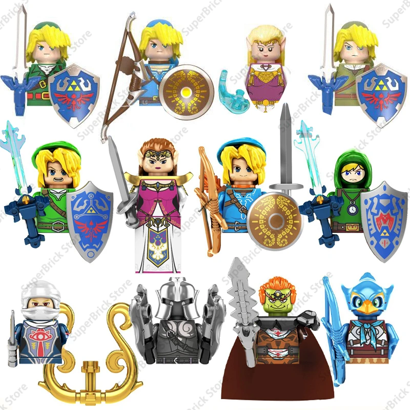 Wm6053 La Leggenda Di Zelda Twilight Princess Mini Action Figures Mattoni Classics Game Figure Doll Model Building Blocks Regalo Giocattolo