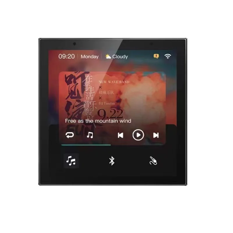 

Центральная панель Zigbee Gateway Tuya, дистанционное управление через приложение, контроллер музыки заднего вида, 4 дюйма, Android 8,1, BT Wi-Fi