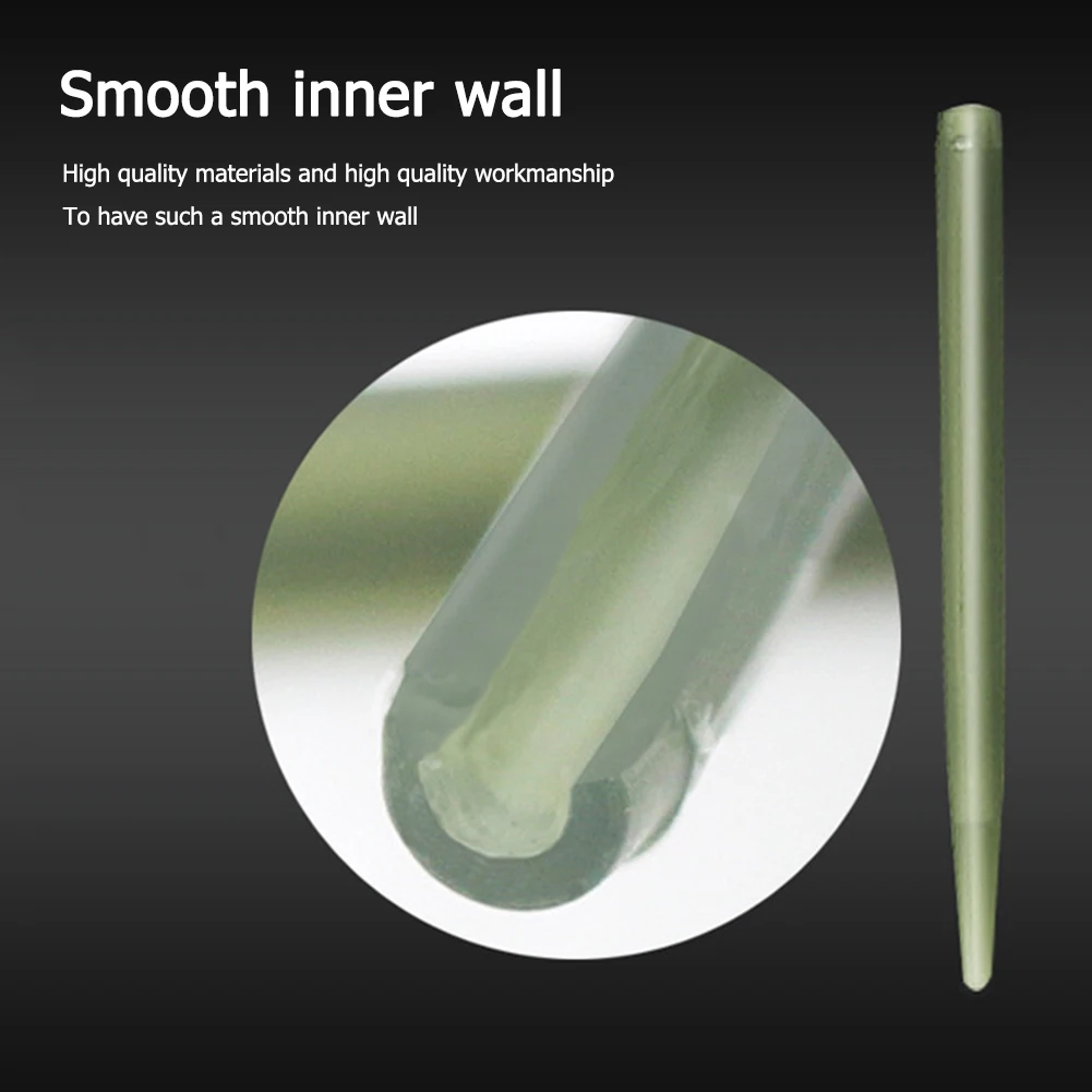 Carp Fishing Anti Tangle Sleeves Connect Helicopter Rig Rubber Tip Tube Hook 30x fishing hook tube fishing hook fishing accessories fishing tools fishing tool fishing tackle