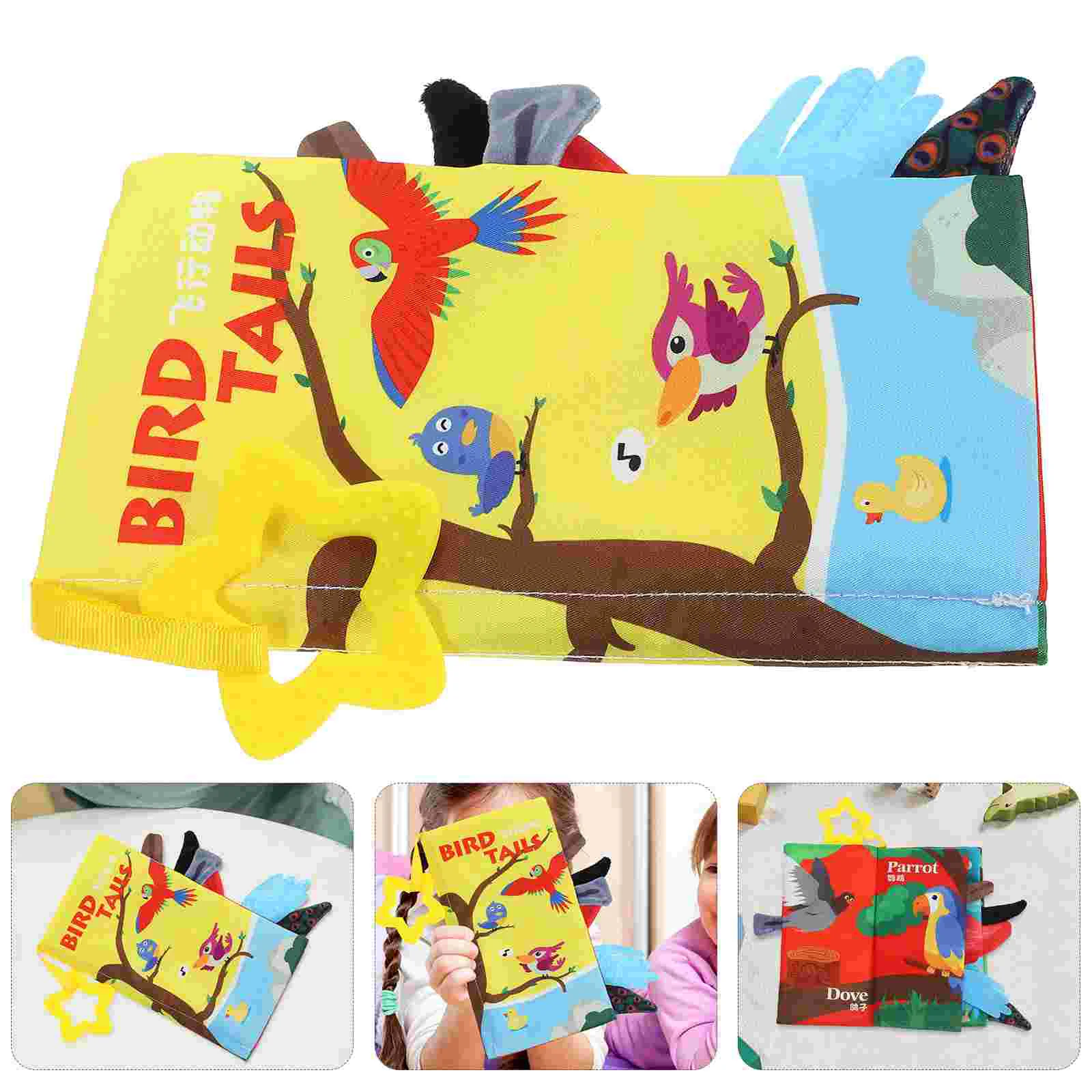 

Cloth Book Toy Infant for Toddlers Baby Toys Puzzle Crinkly Books Babies Early Education Newborn Child
