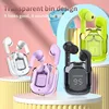 Original Wireless Bluetooth Earphone Transparent HIFI Headphones LED Power Digital Display Stereo Sound Earphones for Xiaomi 2