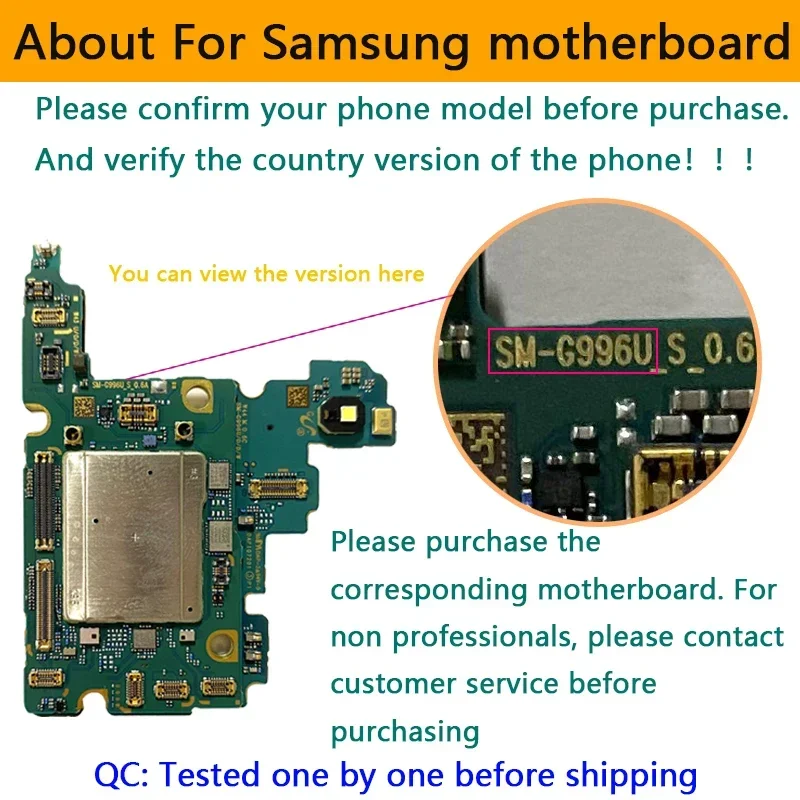 Unlocked Logic board For Samsung Galaxy S10 Plus G975 Note 10 Plus