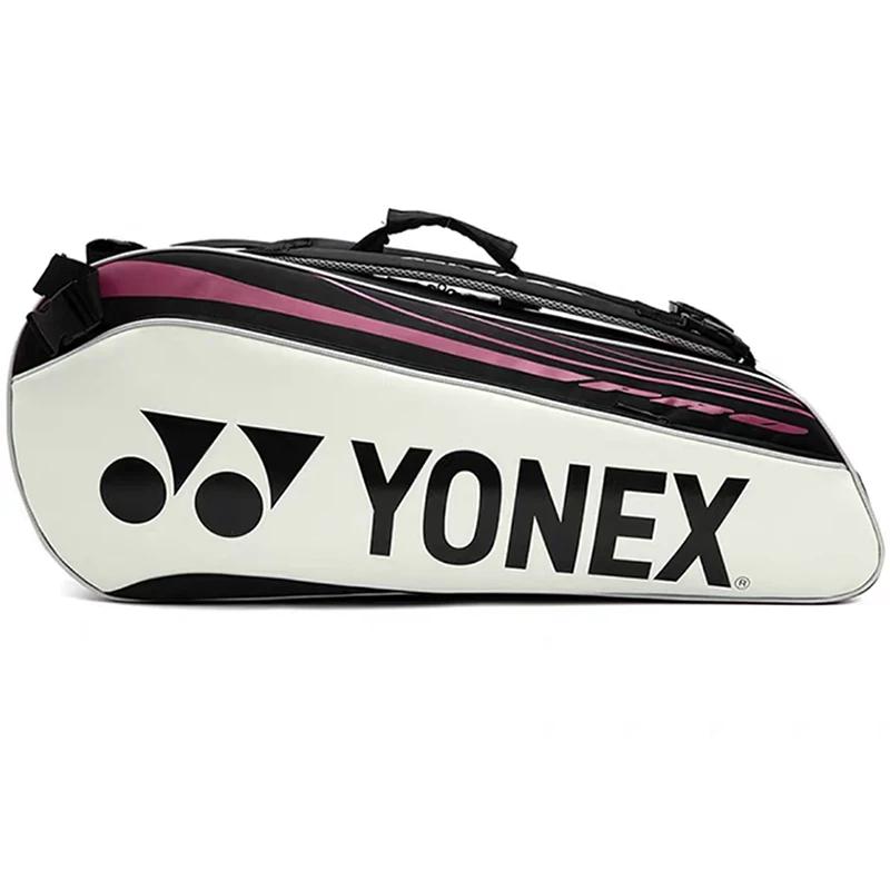 Genuine Waterproof Yonex Tennis Racket Bag High Quality PU Leather Sports Bag For Women Men Holds Up To 6 Rackets 6