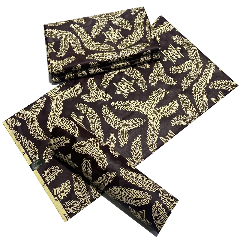 NEW Veritable Dutch Guaranteed Super Real Bazin Print Fabric Pagne Africa Dress 100% Polyester Tissu Super Java