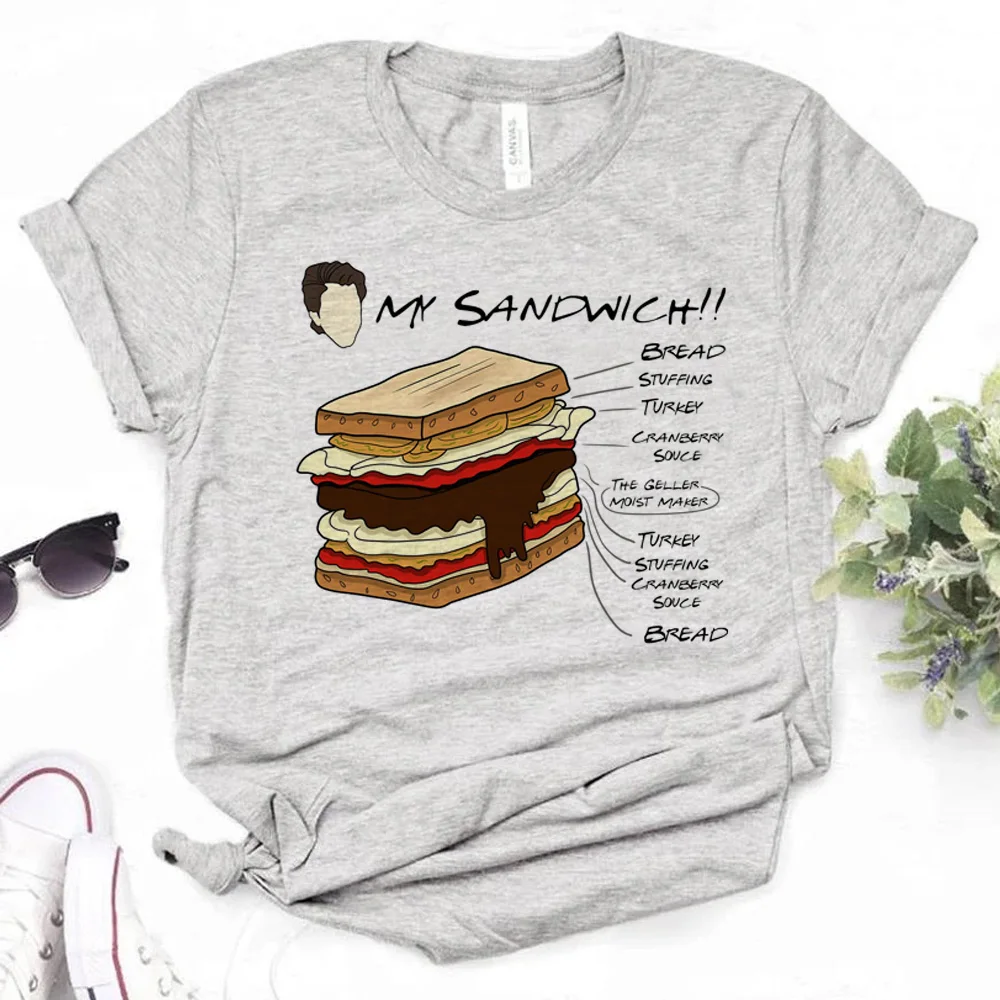 Friends Tv Chandler Bing Top Donna Graphic Designer Anime T Shirt Girl Graphic Clothing