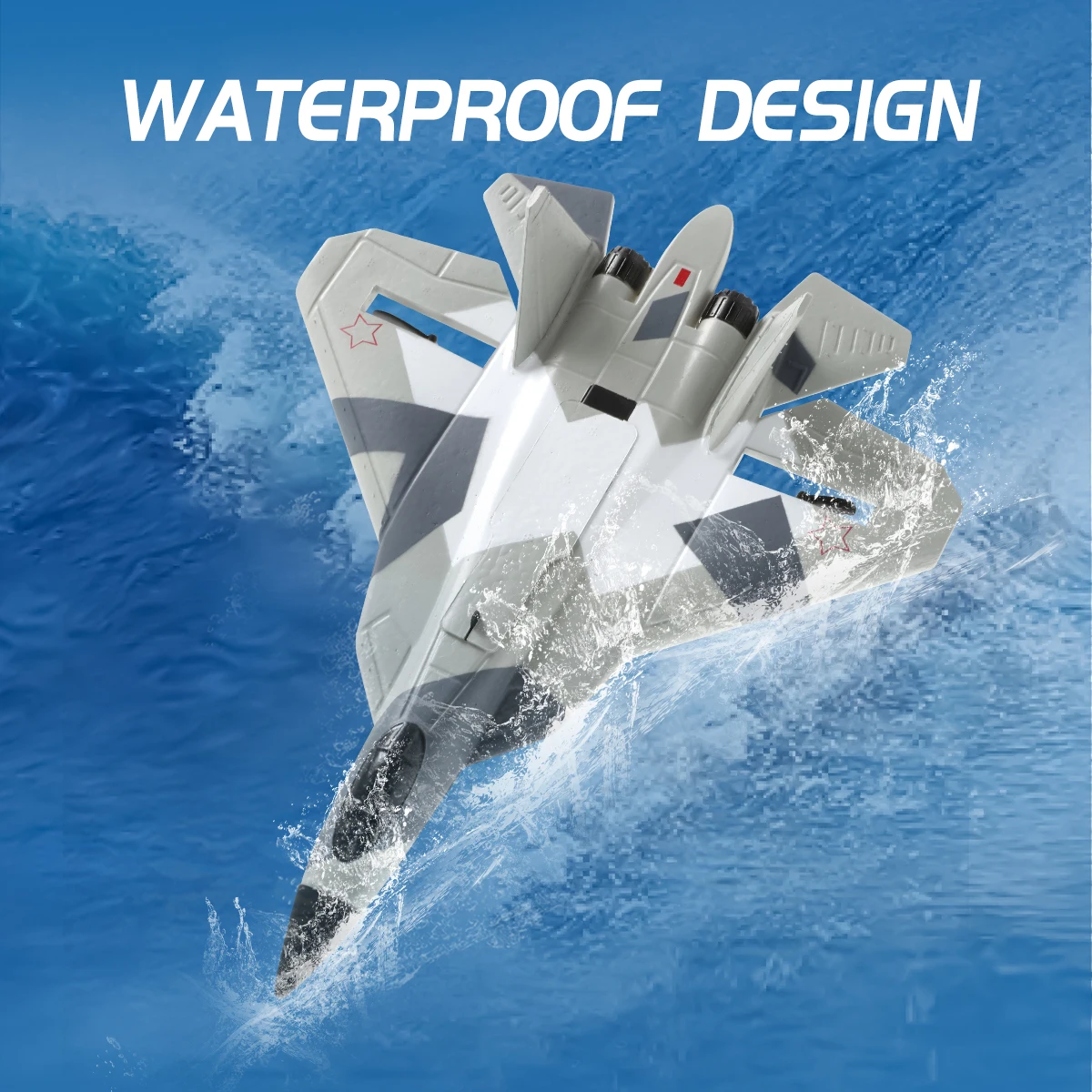 SU 57 Airplane RC 2.4G Remote Control Aircraft Electric EPP Foam Plane FX657 Rc Fighter Fixed Wing Hand Throwing Glider_voghion.com